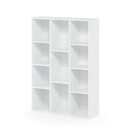 11-Cube Reversible Open Shelf Bookcase